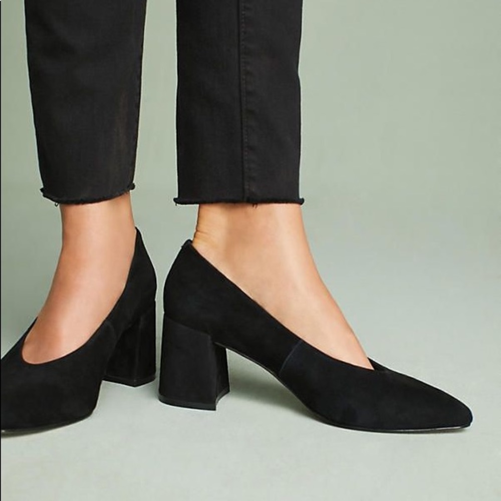 M4D3 Helen Block Heels Black